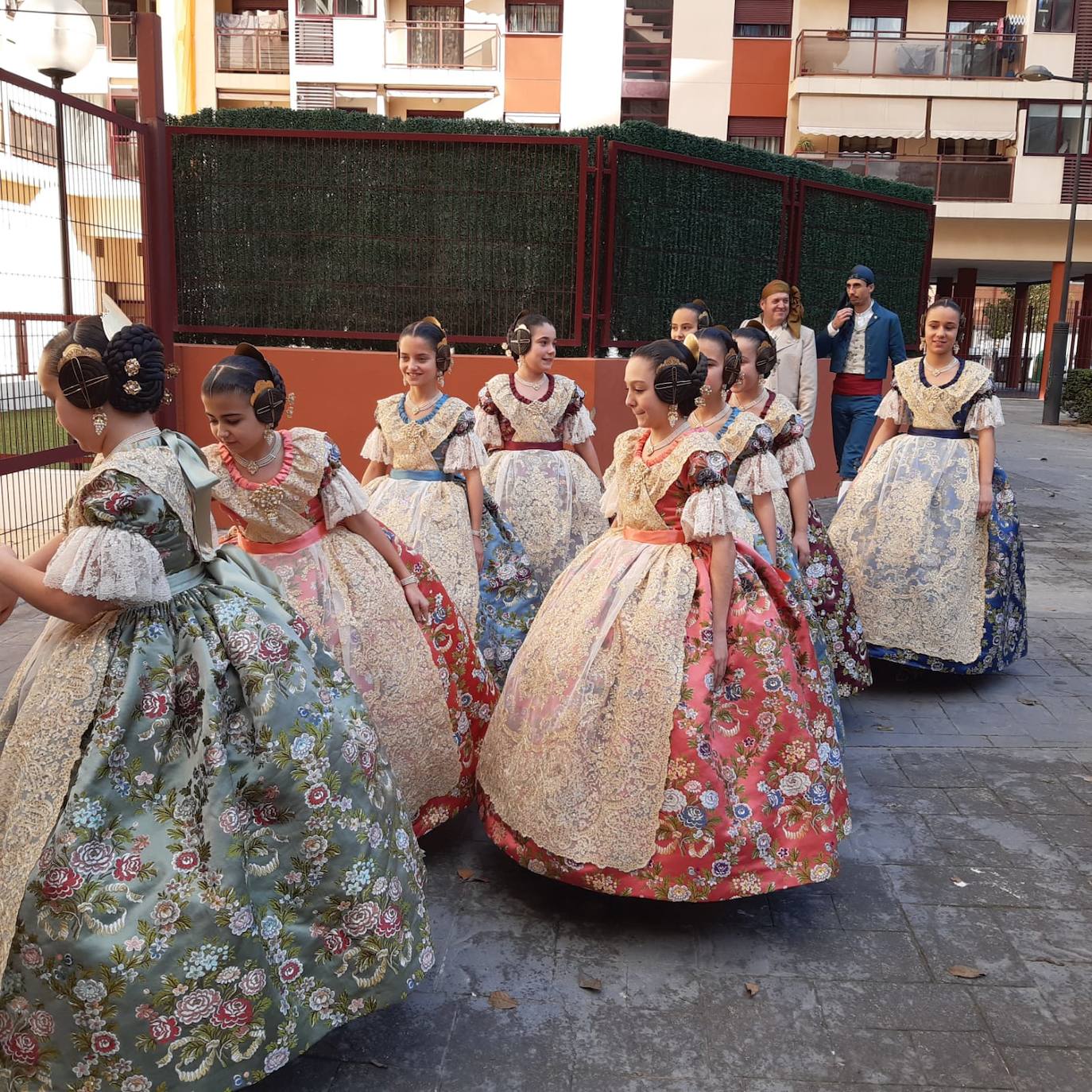 Exaltación de Carla García, fallera mayor infantil de Valencia 2020. 