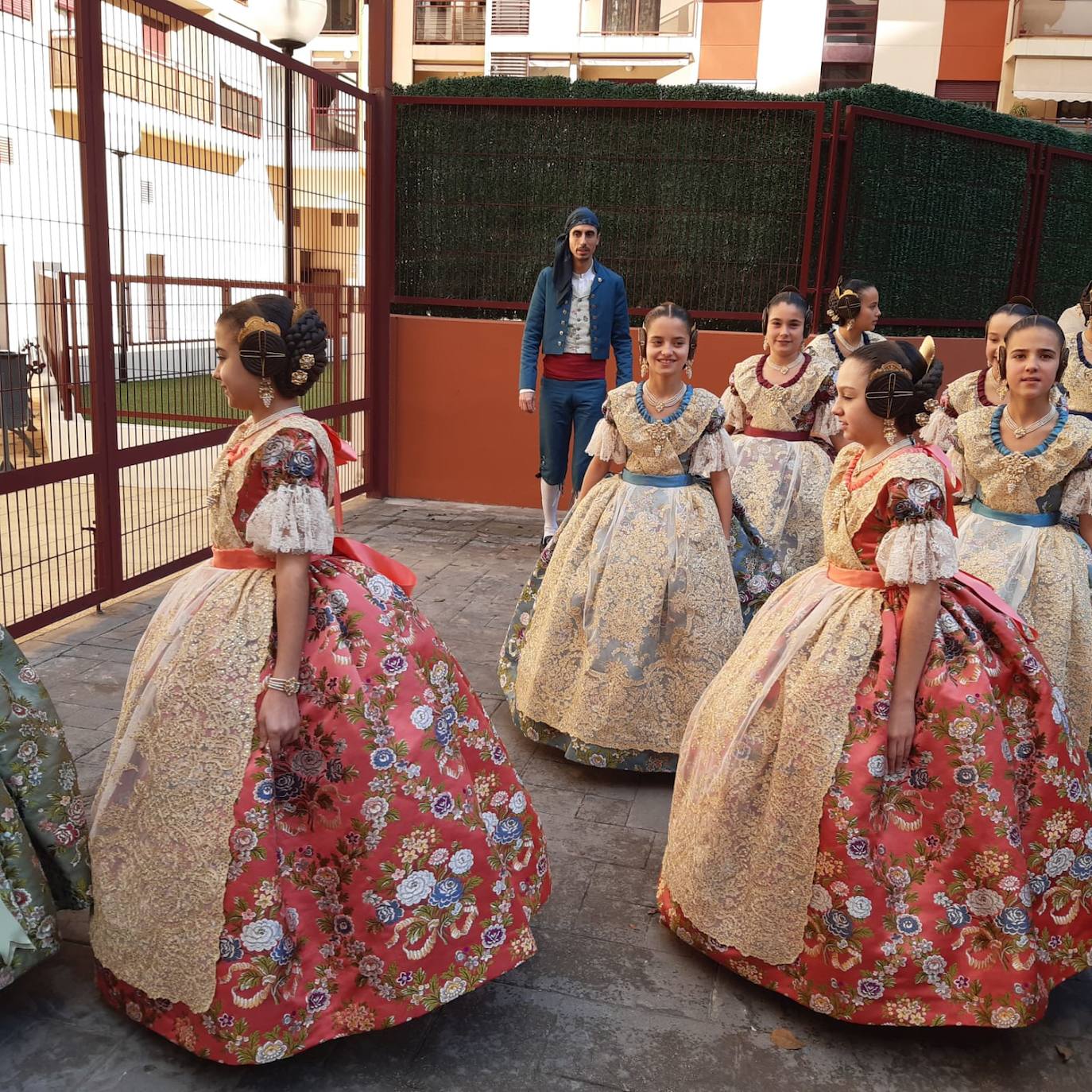 Exaltación de Carla García, fallera mayor infantil de Valencia 2020. 