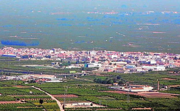 Vista general de Villanueva de Castellón.