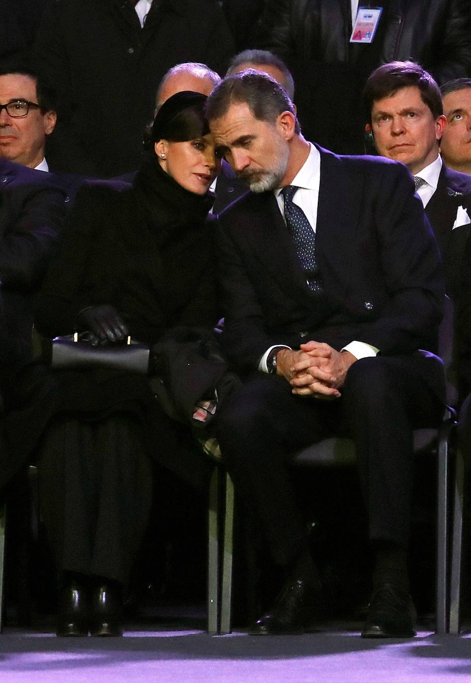 Felipe VI y doña Letizia representan a España en el acto que se celebra en este lugar con motivo del 75 aniversario de su liberación