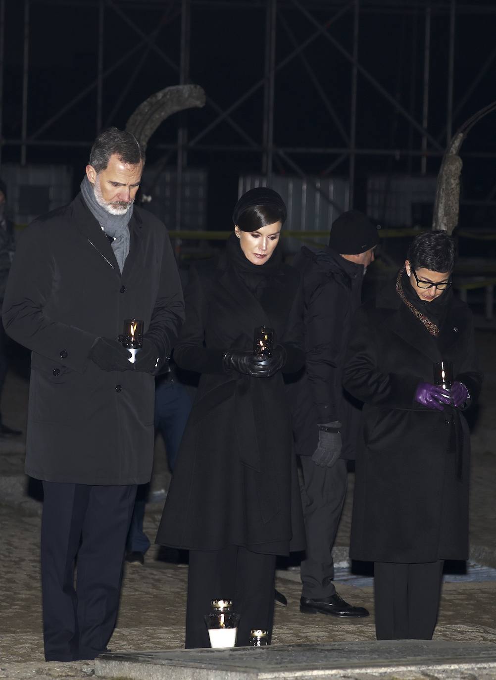 Felipe VI y doña Letizia representan a España en el acto que se celebra en este lugar con motivo del 75 aniversario de su liberación