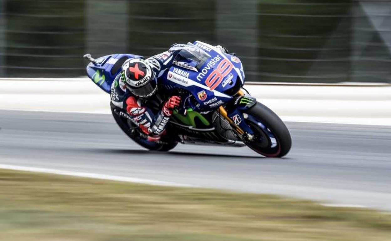 Jorge Lorenzo, en su época con Yamaha. 