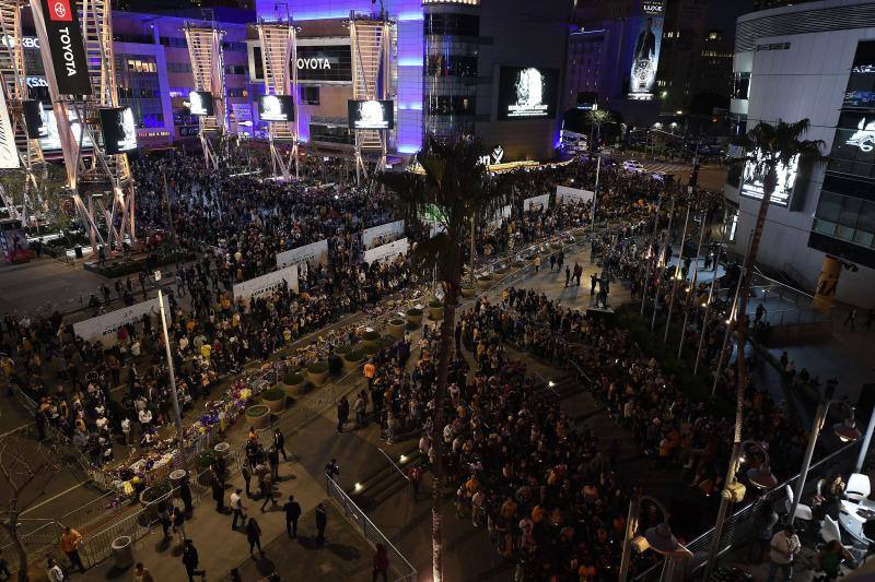 Fotos: El homenaje de los Lakers a Kobe Bryant: nunca se había visto nada igual