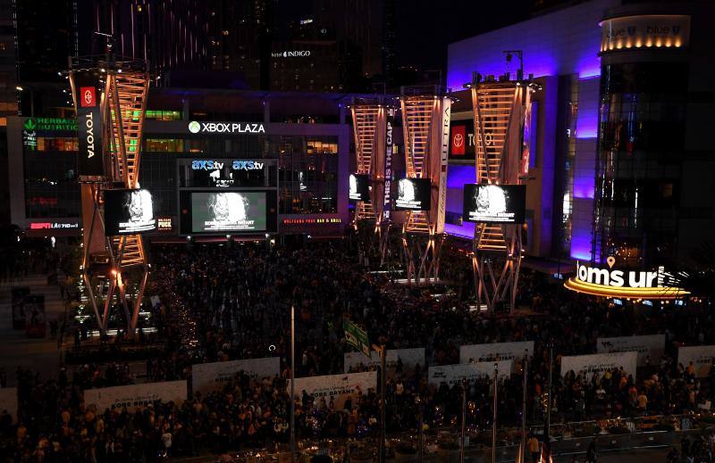 Fotos: El homenaje de los Lakers a Kobe Bryant: nunca se había visto nada igual