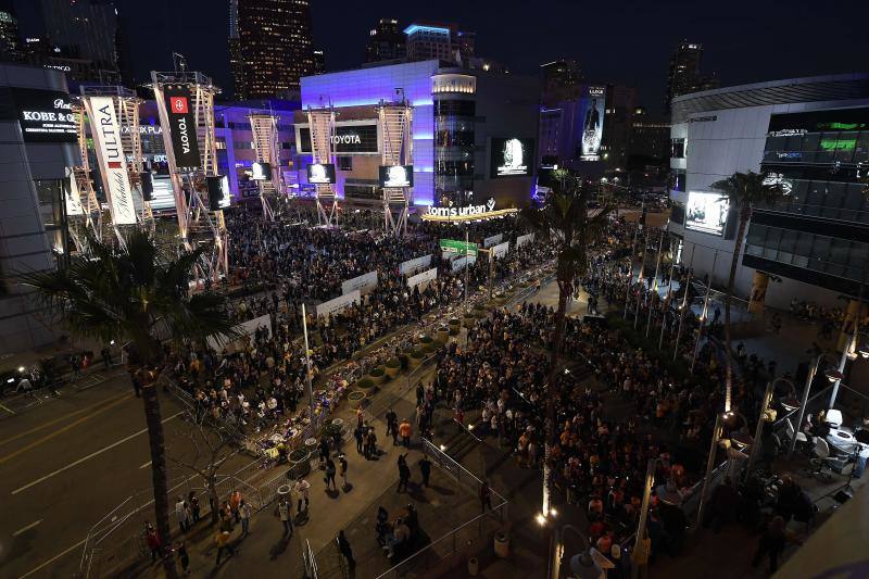 Fotos: El homenaje de los Lakers a Kobe Bryant: nunca se había visto nada igual