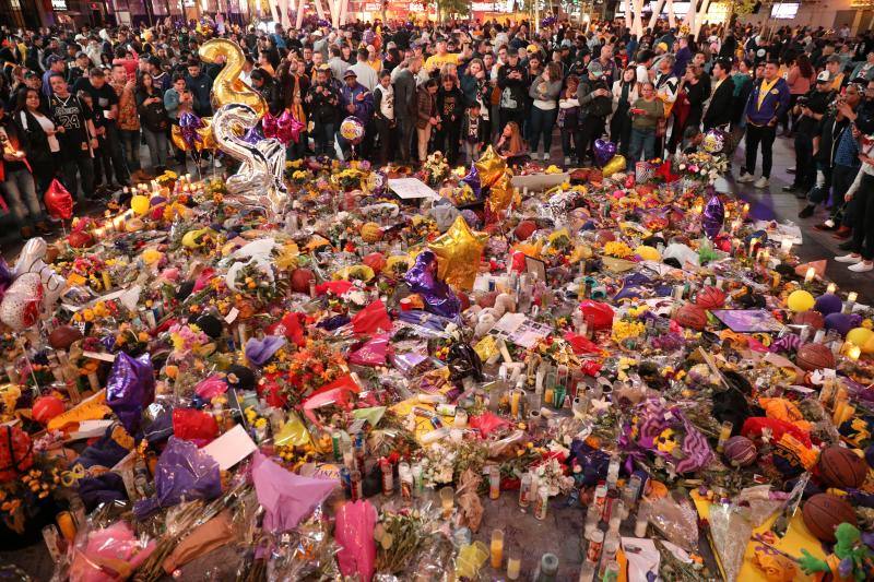 Fotos: El homenaje de los Lakers a Kobe Bryant: nunca se había visto nada igual