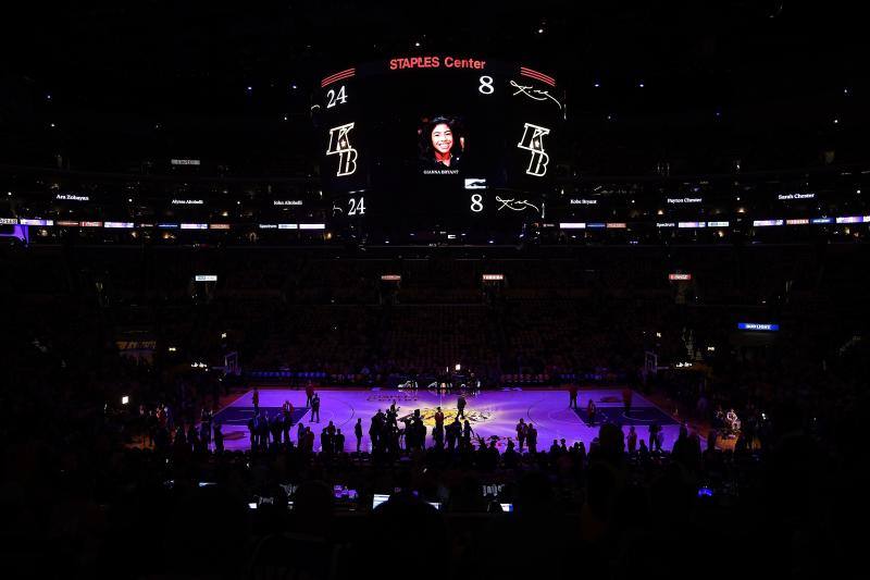 Fotos: El homenaje de los Lakers a Kobe Bryant: nunca se había visto nada igual