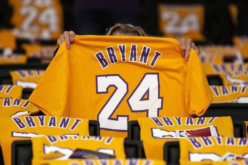 Fotos: El homenaje de los Lakers a Kobe Bryant: nunca se había visto nada igual