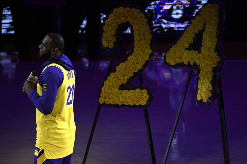 Fotos: El homenaje de los Lakers a Kobe Bryant: nunca se había visto nada igual