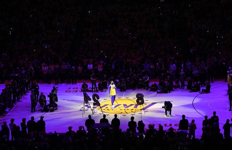 Fotos: El homenaje de los Lakers a Kobe Bryant: nunca se había visto nada igual