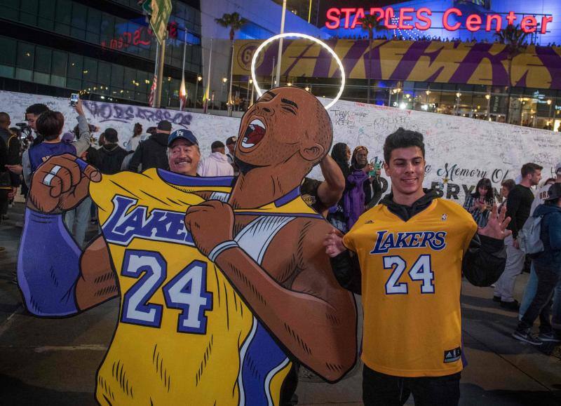 Fotos: El homenaje de los Lakers a Kobe Bryant: nunca se había visto nada igual