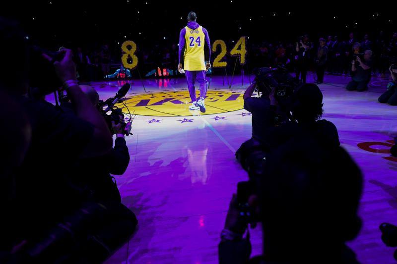 Fotos: El homenaje de los Lakers a Kobe Bryant: nunca se había visto nada igual