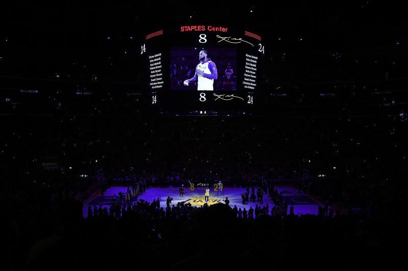 Fotos: El homenaje de los Lakers a Kobe Bryant: nunca se había visto nada igual