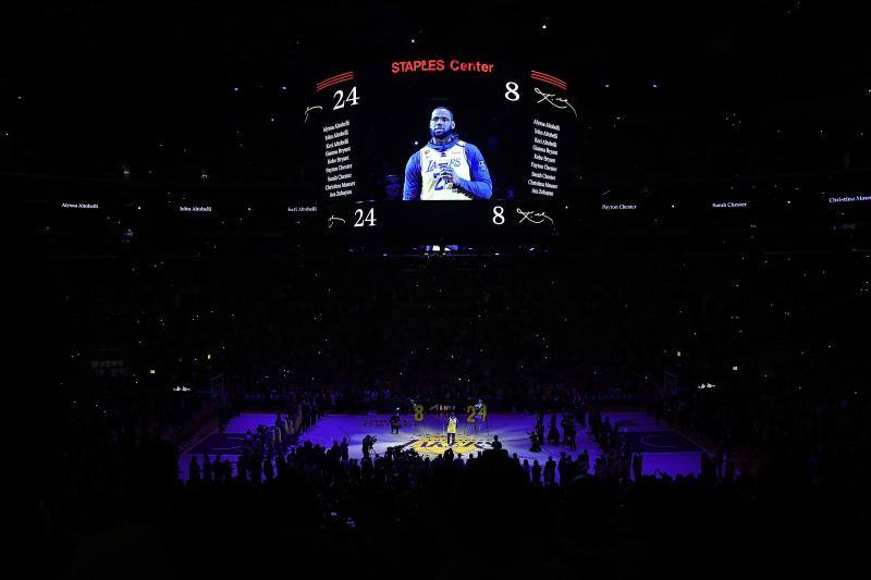 Fotos: El homenaje de los Lakers a Kobe Bryant: nunca se había visto nada igual