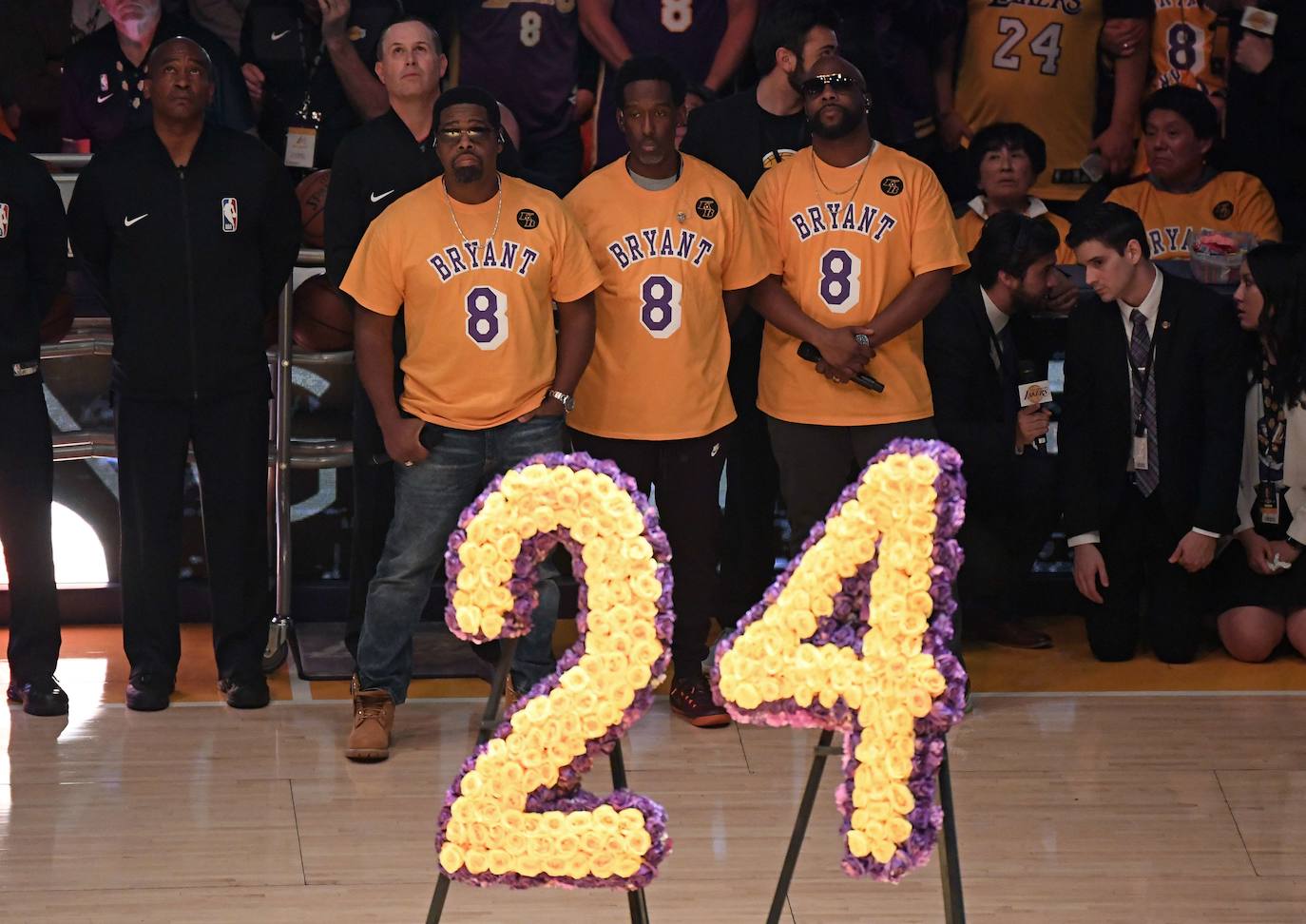 Fotos: El homenaje de los Lakers a Kobe Bryant: nunca se había visto nada igual