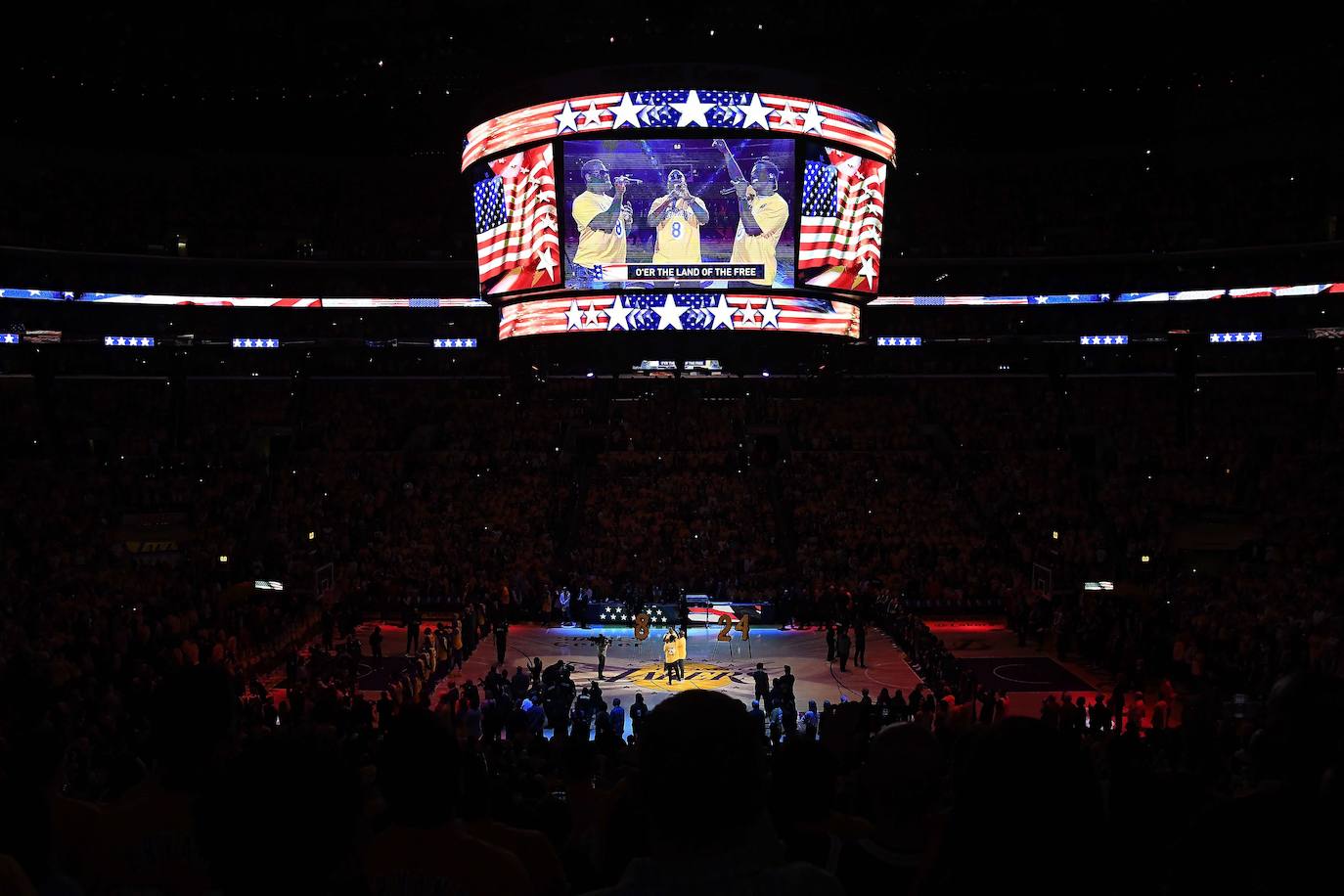 Fotos: El homenaje de los Lakers a Kobe Bryant: nunca se había visto nada igual