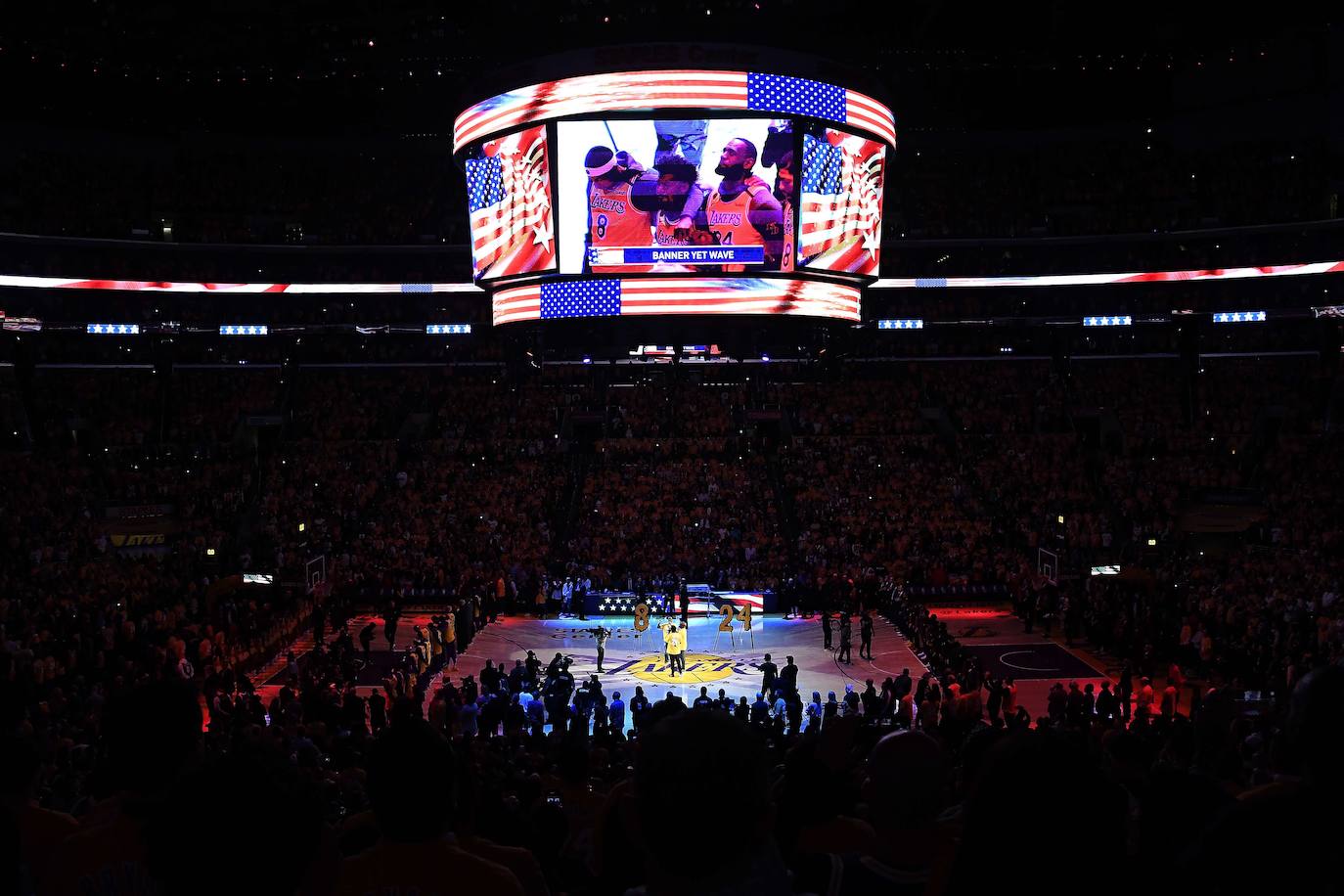 Fotos: El homenaje de los Lakers a Kobe Bryant: nunca se había visto nada igual