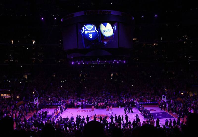 Fotos: El homenaje de los Lakers a Kobe Bryant: nunca se había visto nada igual