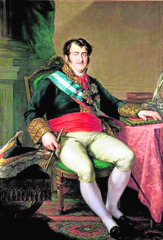 Fernando VII (Vicente López) | El artista realizó este retrato que el Banco de España define como» magnífico» en 1832.