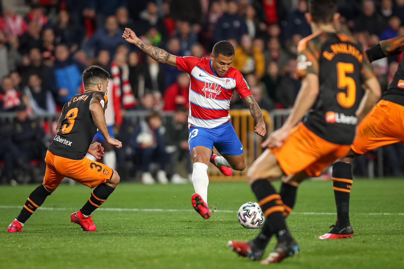 Granada-Valencia. Copa del Rey. Cuartos de final.