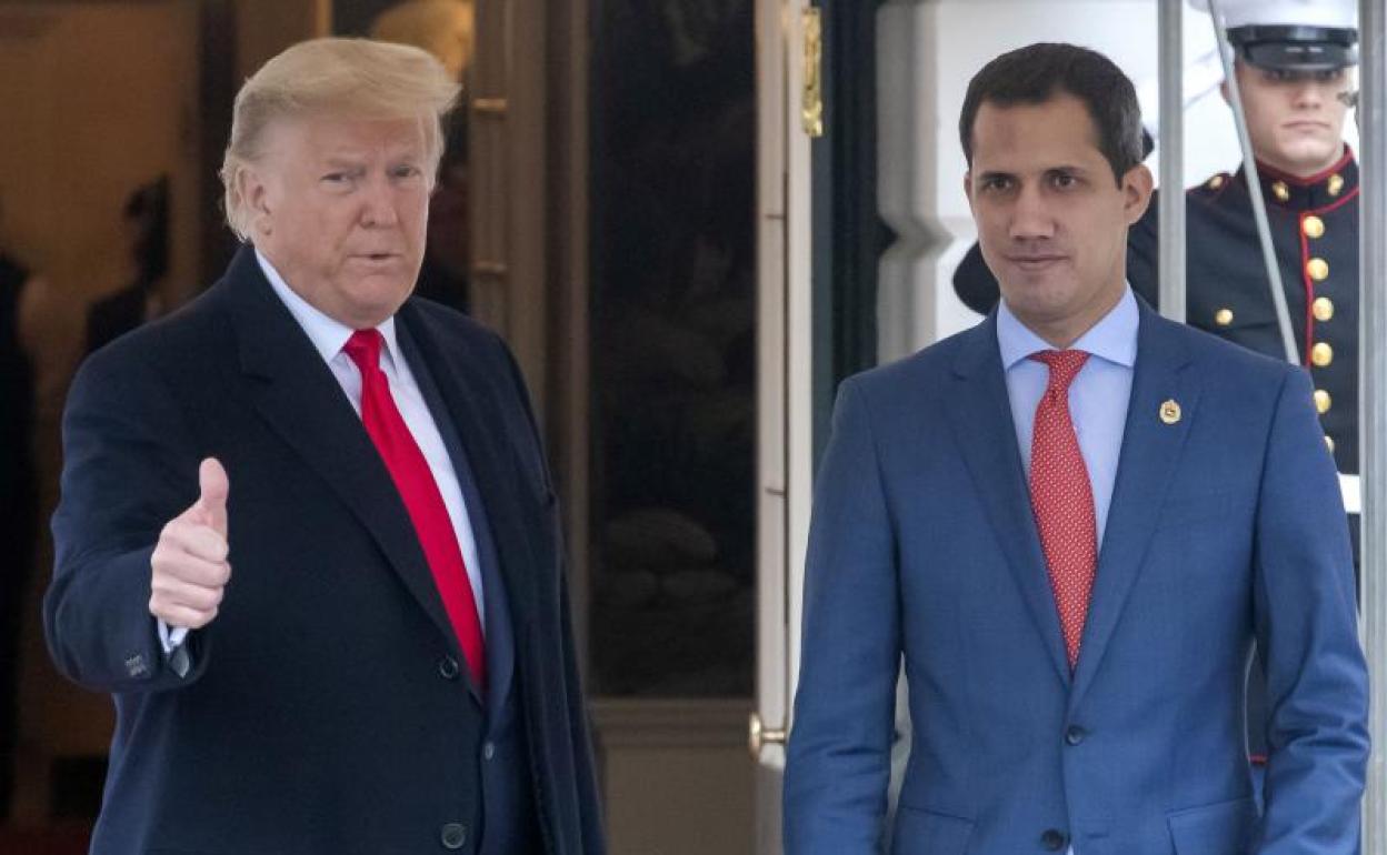 Trump recibe a Guaidó en la Casa Blanca