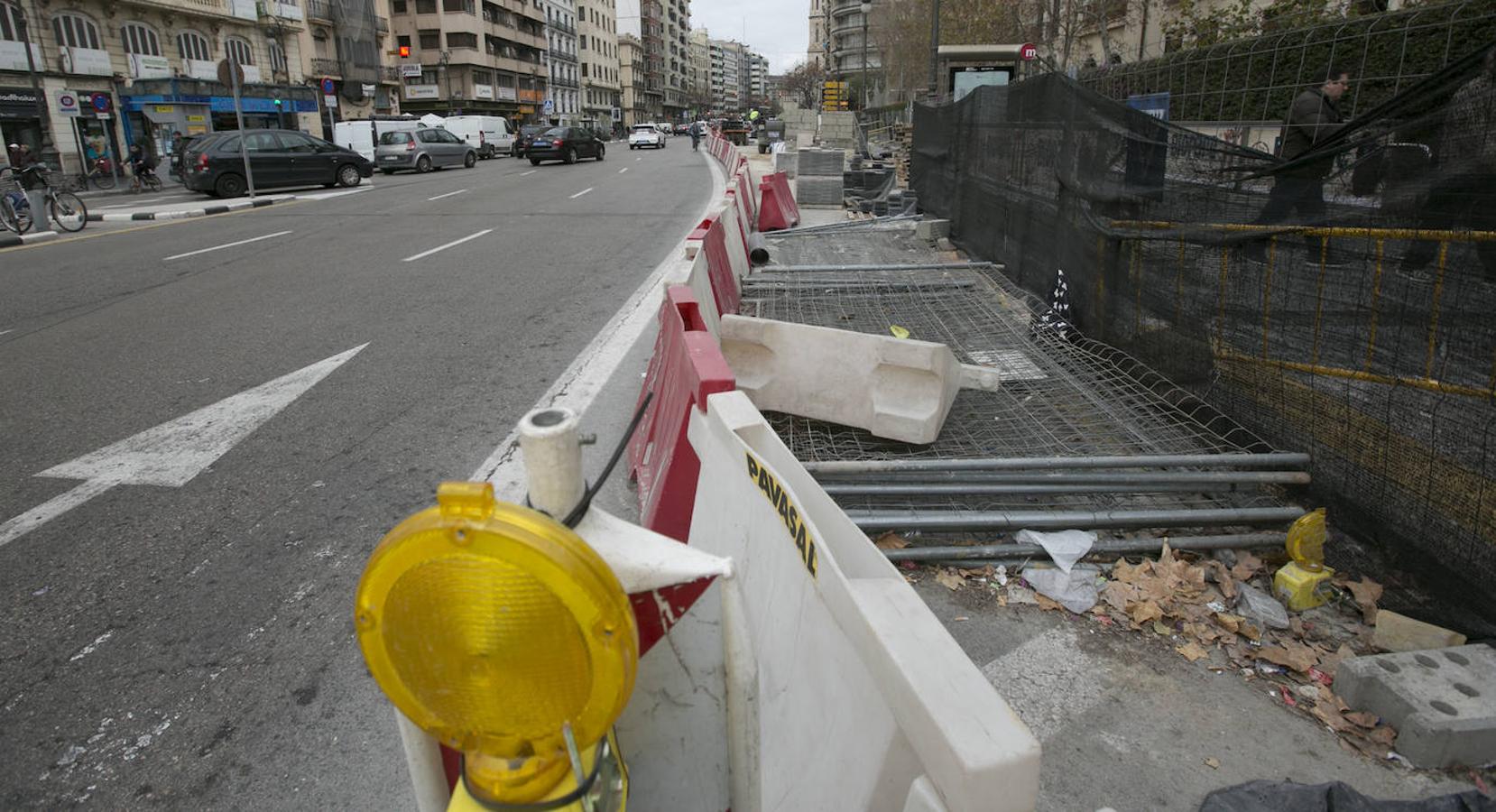 Fotos: Fotos de las obras en calle Xàtiva