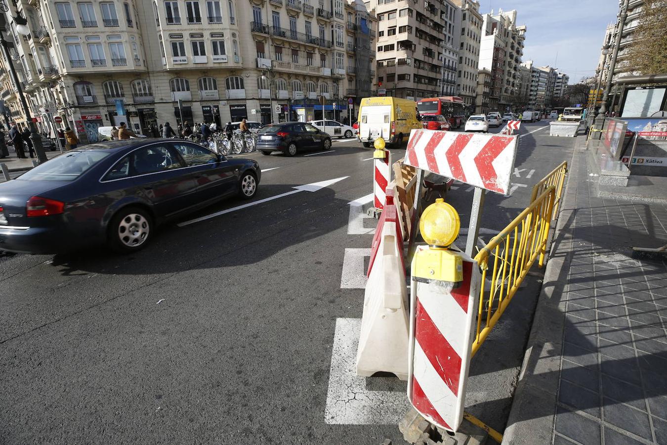 Fotos: Fotos de las obras en calle Xàtiva