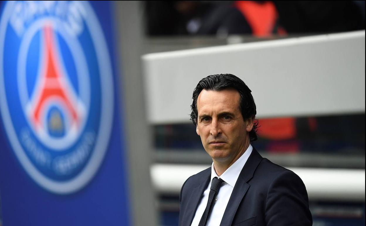 Unai Emery, en su etapa como entrenador del PSG. 