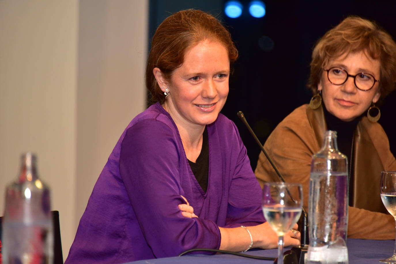 Las expertas Consuelo Guerri, Fátima Martínez, Corpus Gómez Calderón, Marta Ruipérez y Patricia Martín debaten en Dénia sobre la situación actual de las vocaciones científicas en un foro organizado por LAS PROVINCIAS.