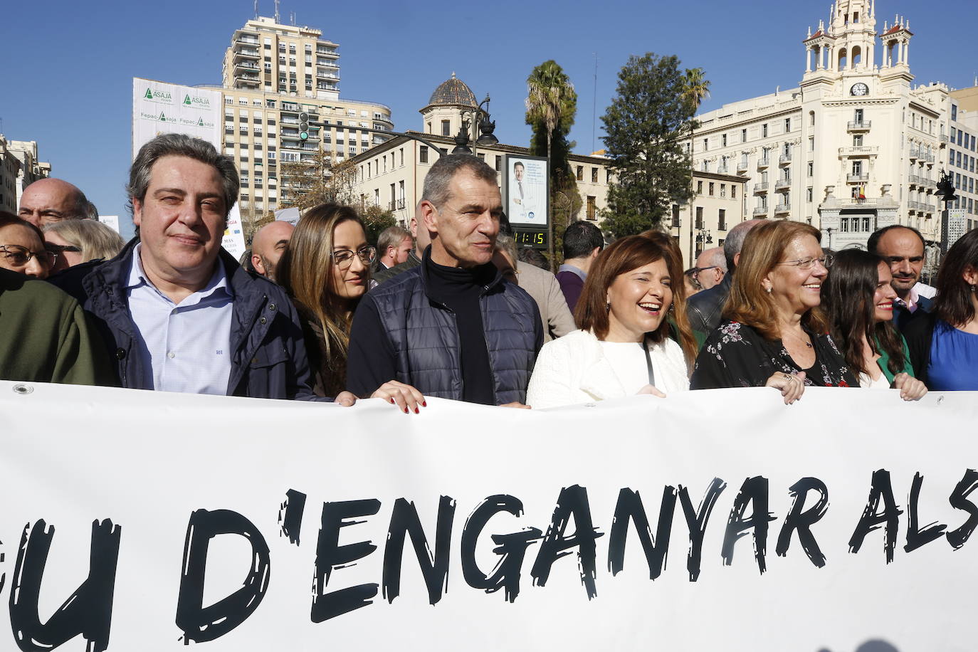 Fotos: Manifestación de tractores en el centro de Valencia