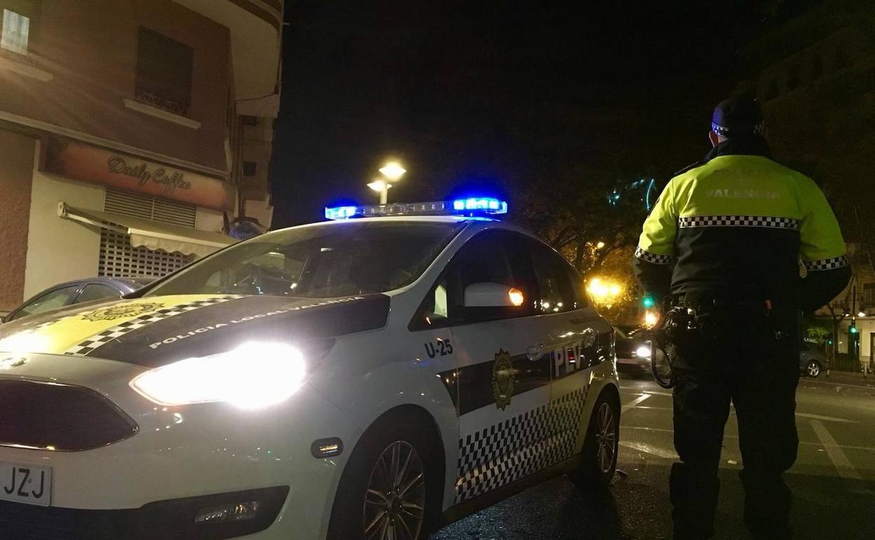 Coche de la Policía Local. 