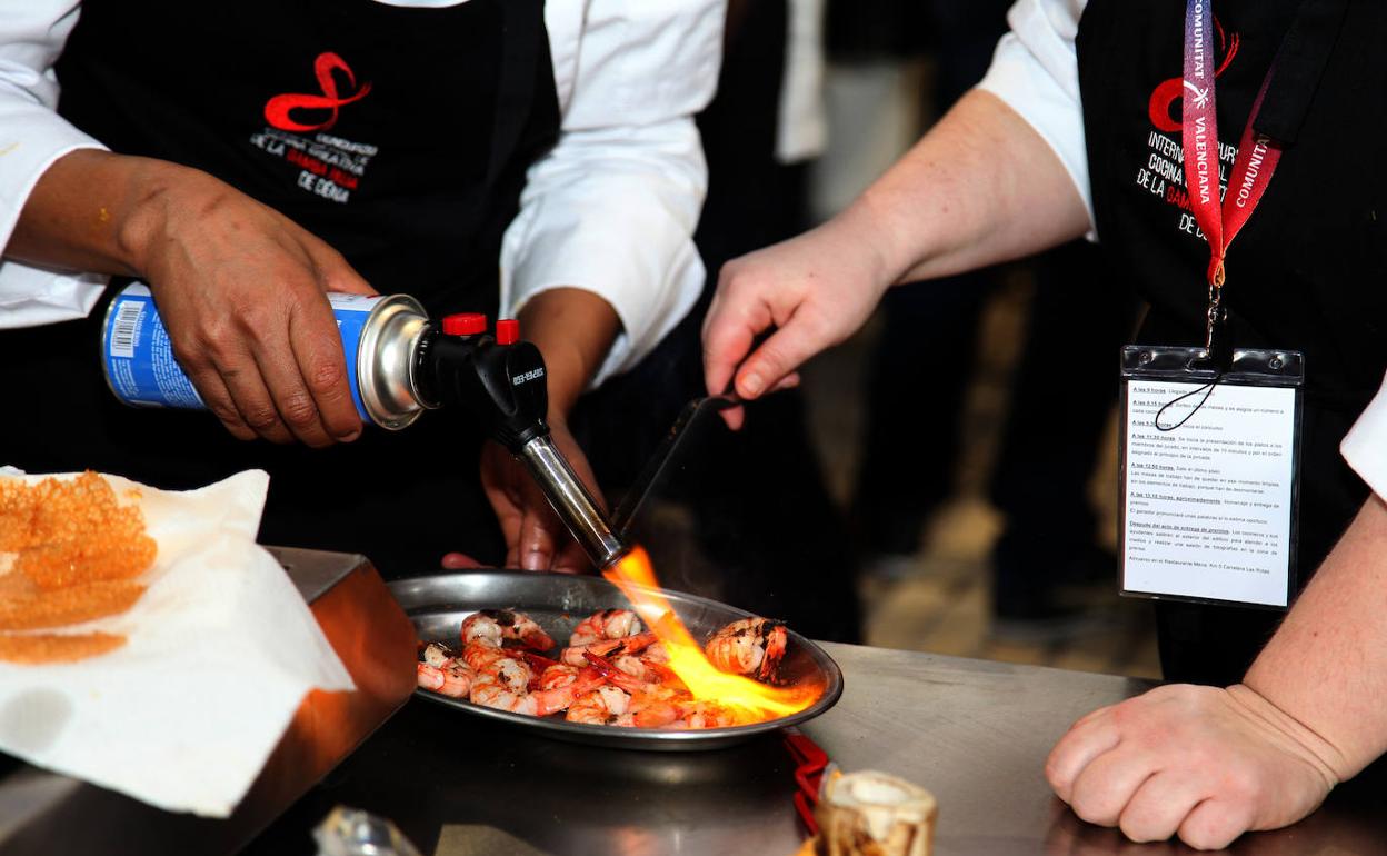 Una de las preparaciones culinarias de la pasada edición del concurso. 