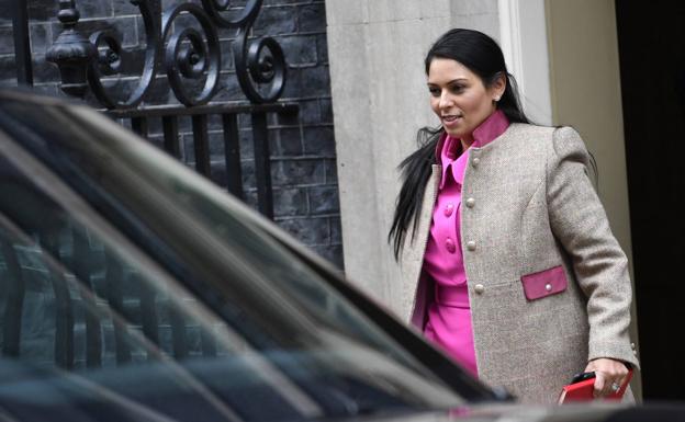 La ministra de Interior británica, Priti Patel.