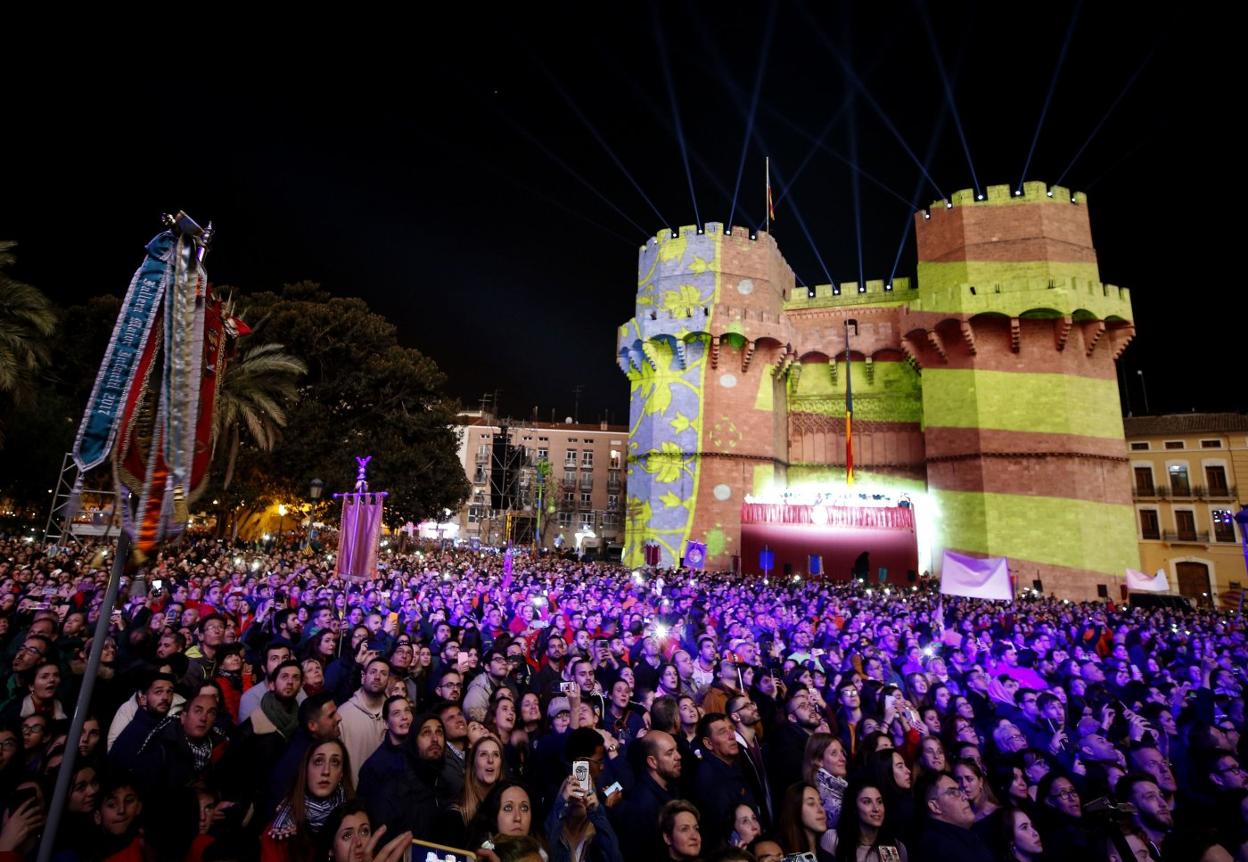 Celebración de la Crida en las Fallas de 2019. jesús signes