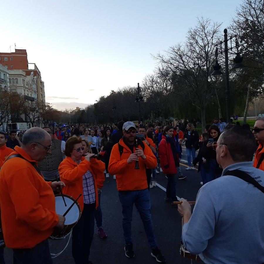 La Falla Avenida de Burjassot-Joaquín Ballester acude con su propio grupo de tabal i dolçaina.