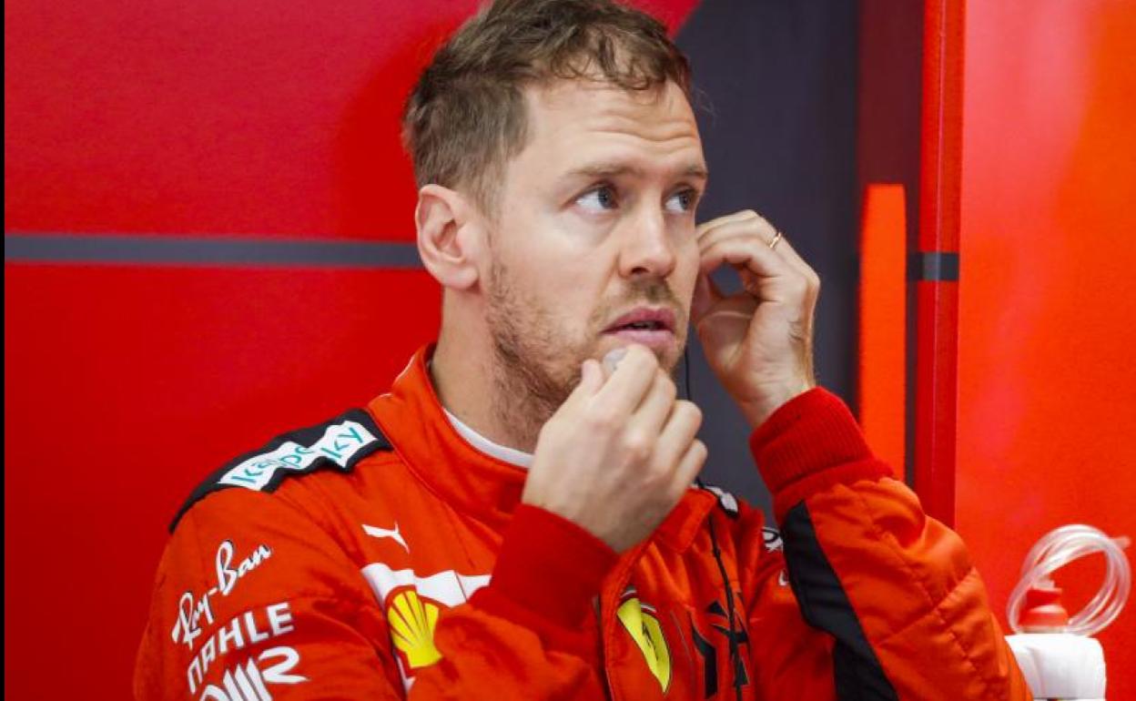 Sebastian Vettel, piloto de Ferrari. 