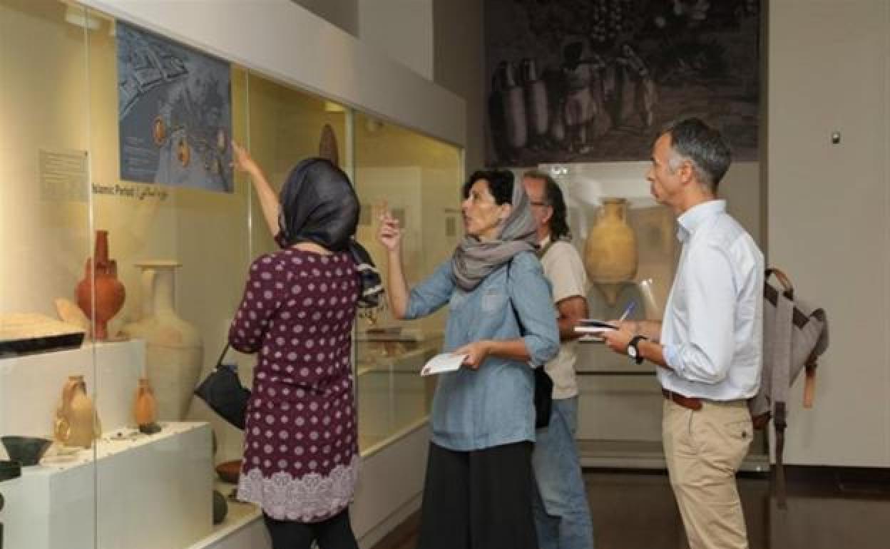 Imagen de la exposición 'Alicante. Tesoros del MARQ' en el Museo Nacional de Irán (MNI).