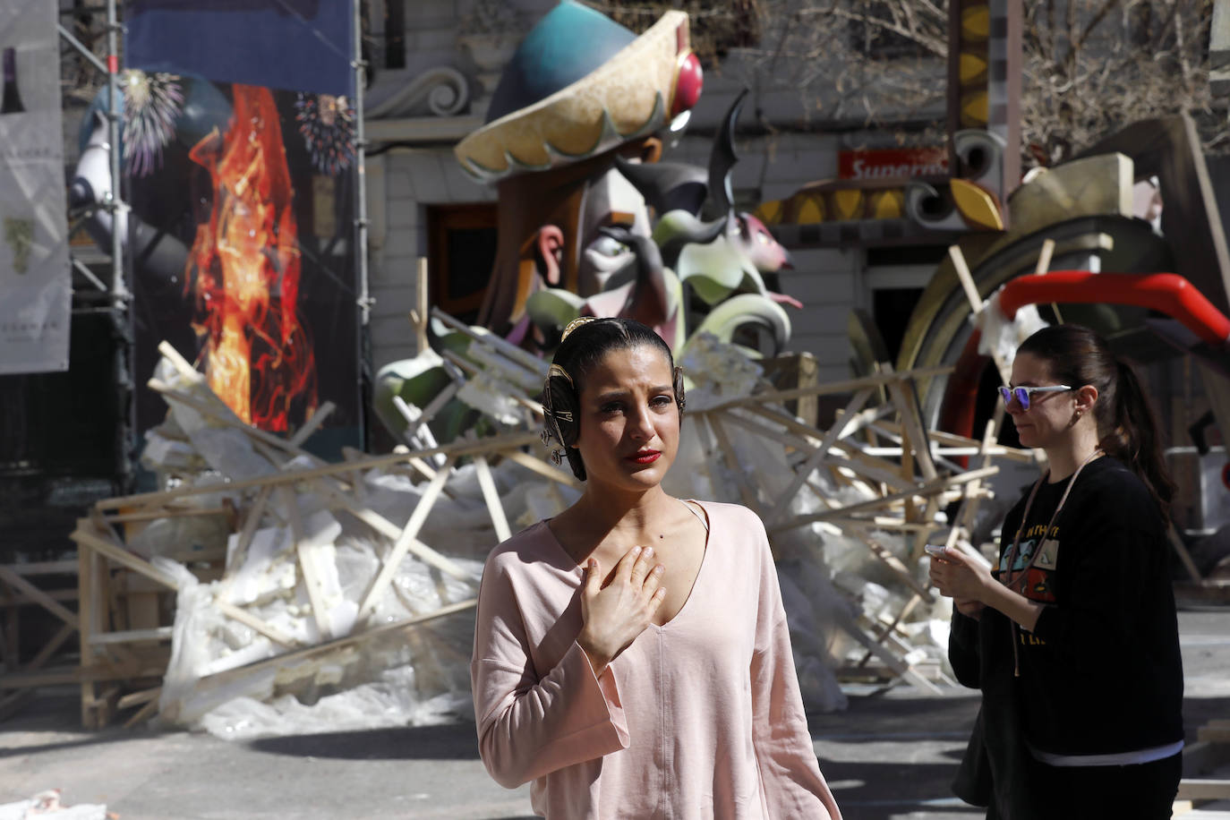 Las Fallas de Valencia se suspendieron el pasado 10 de marzo por la pandemia del coronavirus, una medida histórica que no ocurría desde la Guerra Civil. El sector vive en la incertidumbre desde entonces.