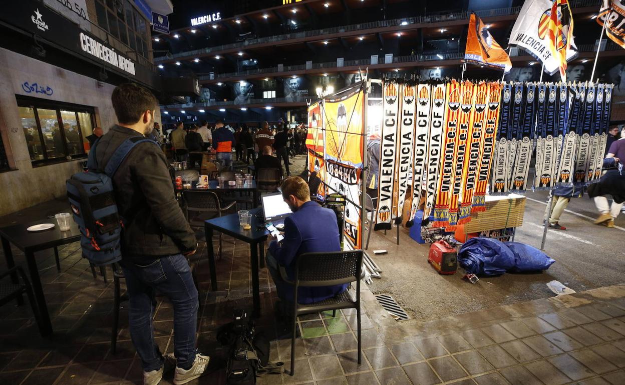 El derbi del sábado en Mestalla, suspendido