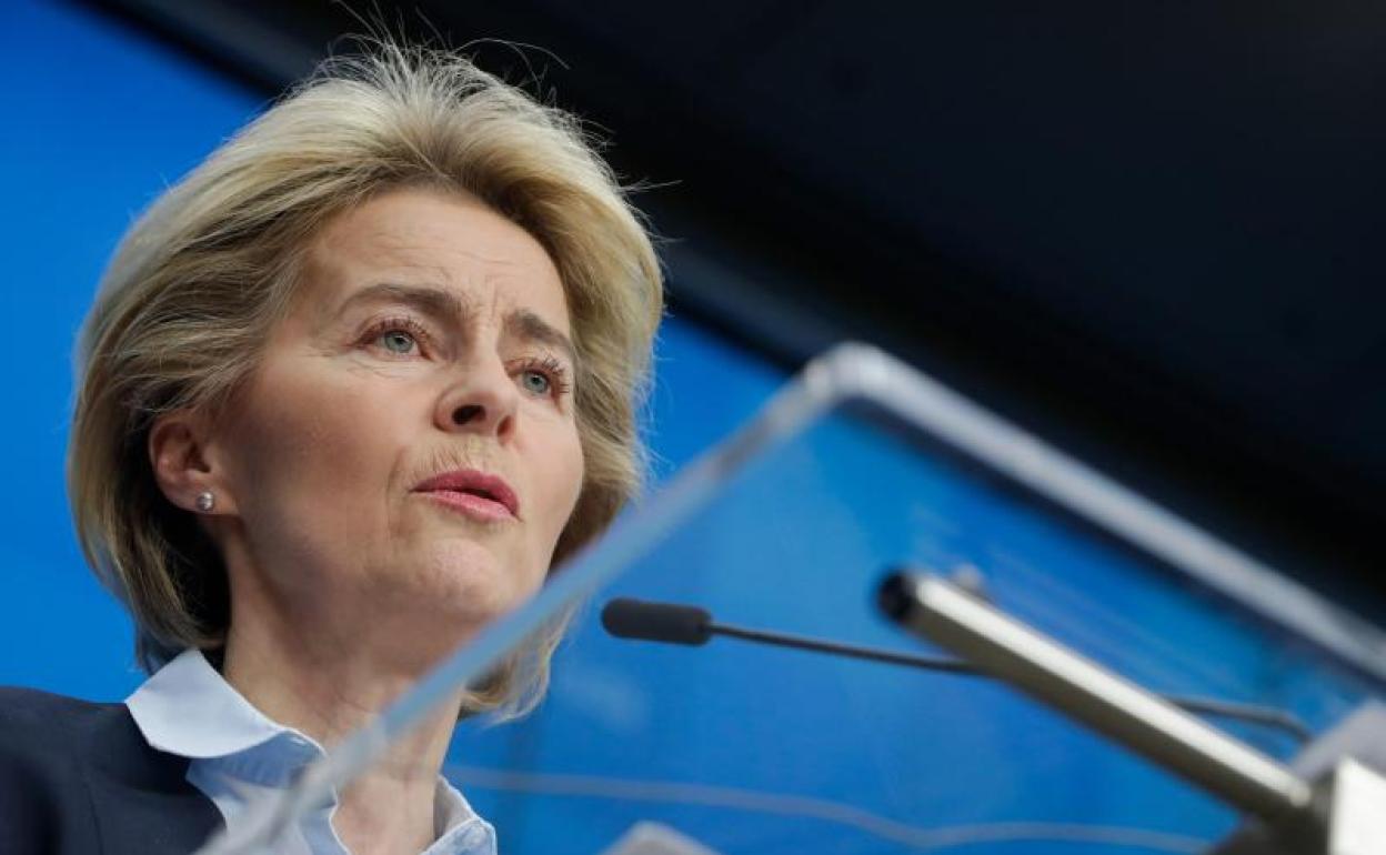 La presidenta de la Comisión Europea, Ursula von der Leyen. 