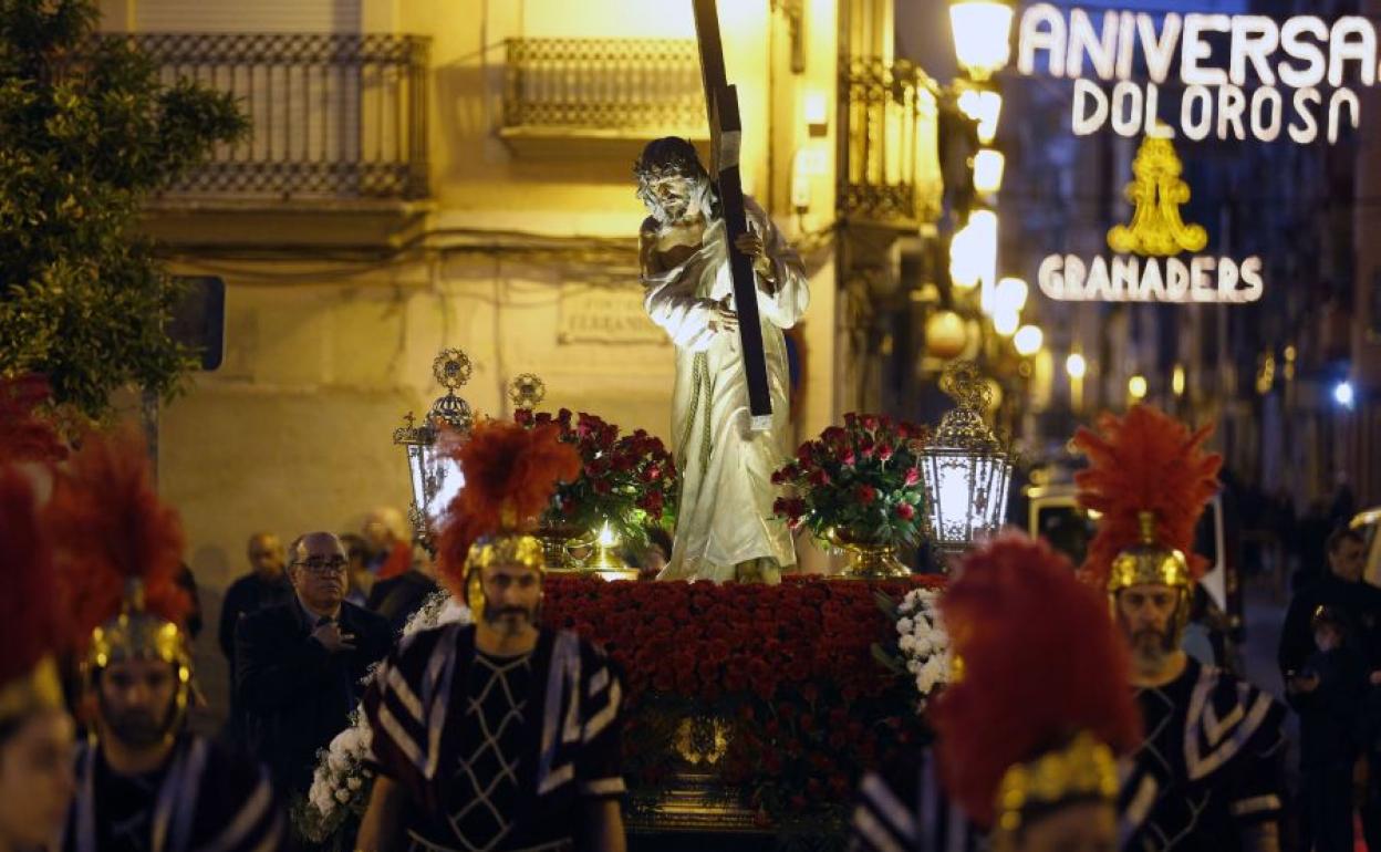 Procesión de la Semana Santa Marinera de Valencia.