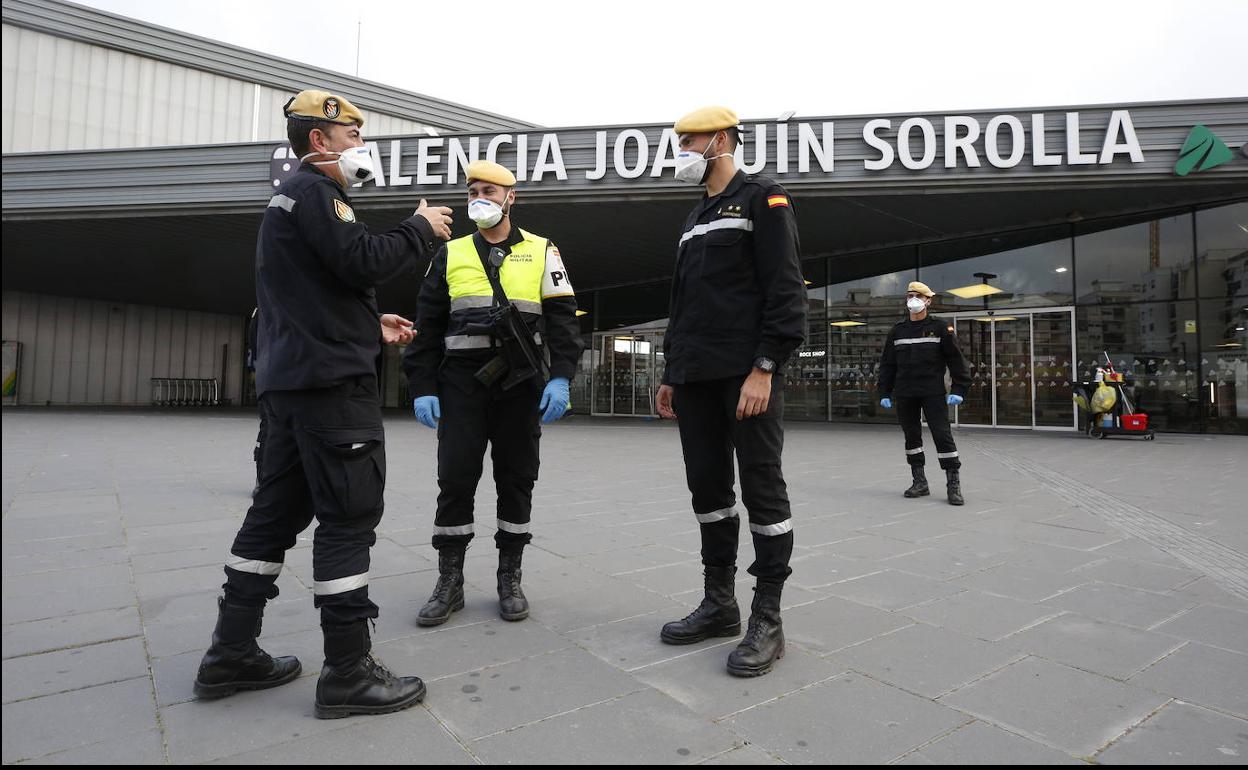 La UME se despliega en Valencia por ser una de las ciudades con mayor riesgo de contagio