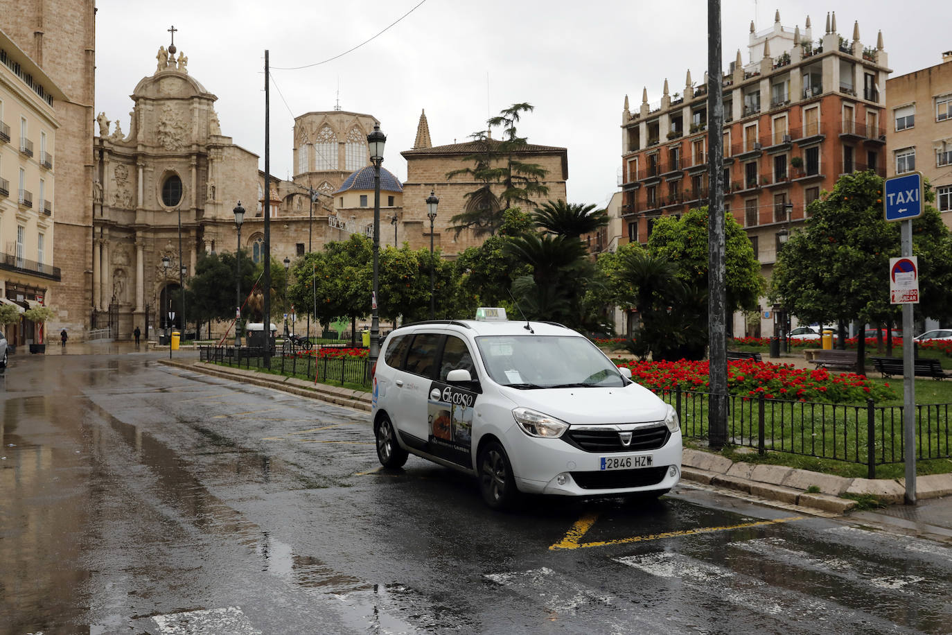 Así estaba uno de los lugares más transitados de la ciudad.