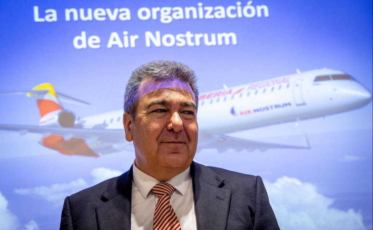 El presidente y máximo accionista de Air Nostrum, Carlos Bertomeu.