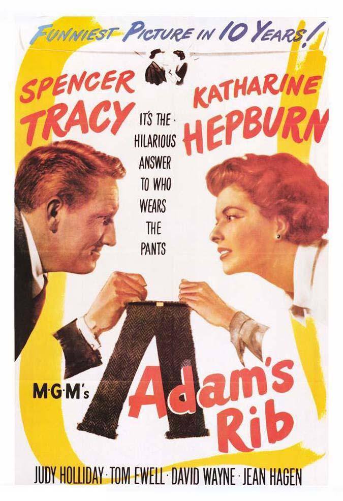 21. 'La costilla de Adán' (1949). Una de las parejas más icónicas de Hollywood, Katharine Hepburn y Spencer Tracy, protagonizan esta comedia sobre el machismo.