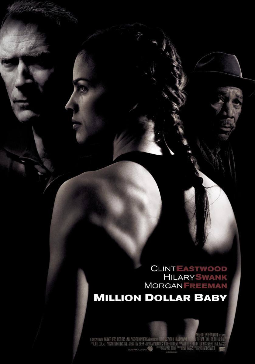 12. 'Million Dollar Baby' (2004). Narra la historia de amistad que surge entre Frankie Dunn, un entrenador que, a pesar de no entrenar a chicas, hace una excepción con Maggie Fitzgerald.