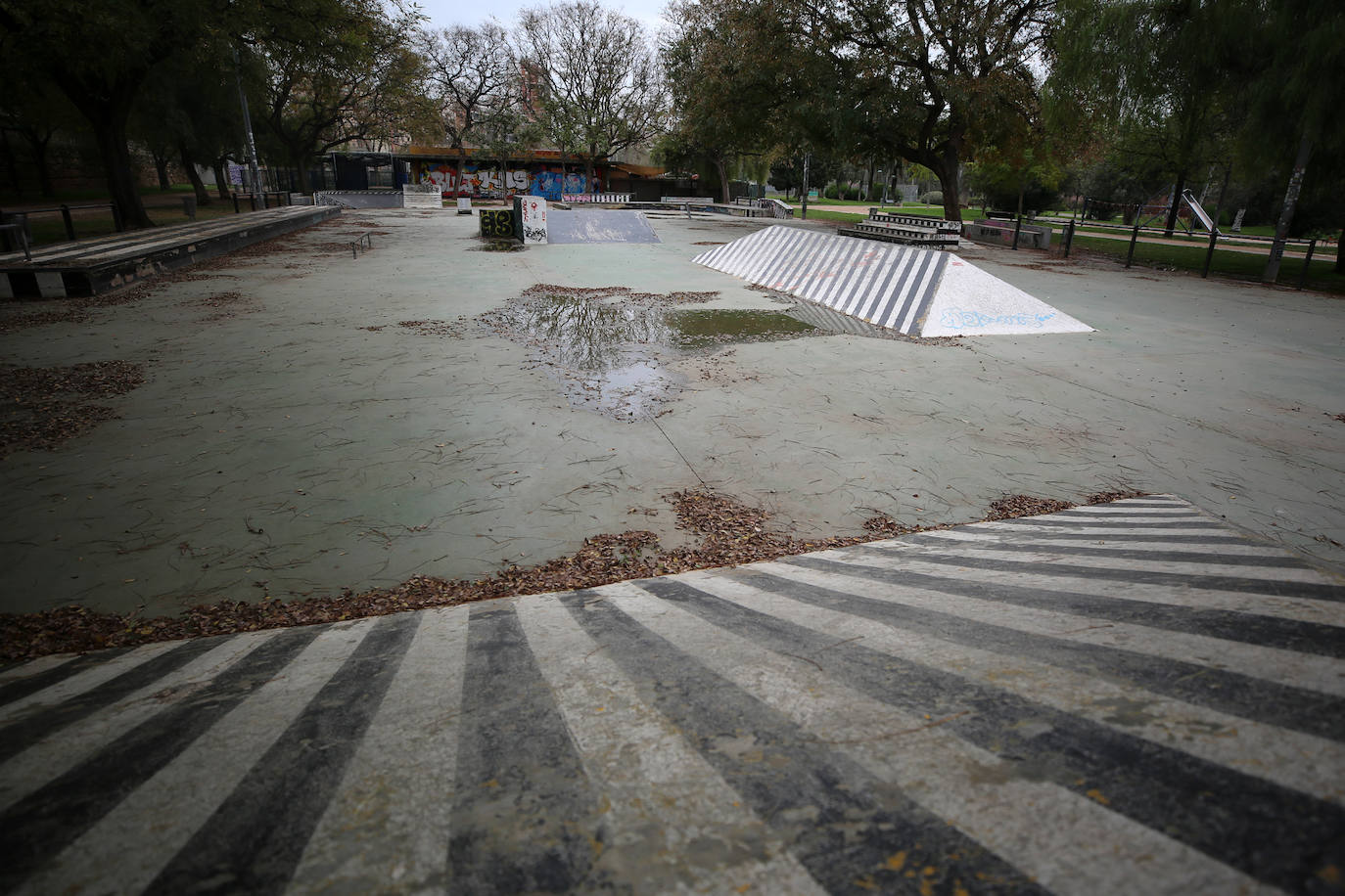 La vida sigue en el cauce del Turia, que ahora es un lugar prohibido.