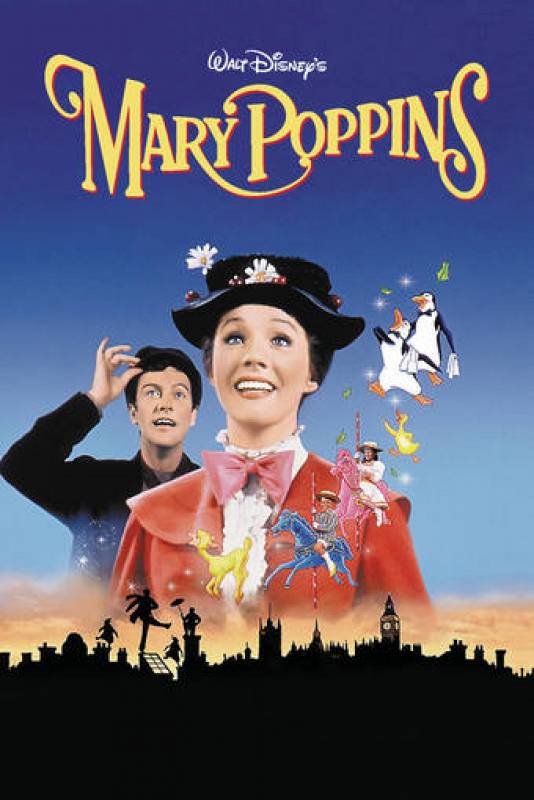 49. 'Mary Poppins' (1965). Una niñera maravillosa (en el amplio sentido de la palabra) y su querido amigo deshollinador cuidan de tres niños.