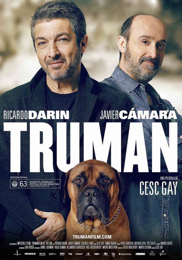 34. 'Truman' (2015). Dos amigos de toda la vida se encuentran tras muchos años, por última vez. Exaltación del amor fraternal.