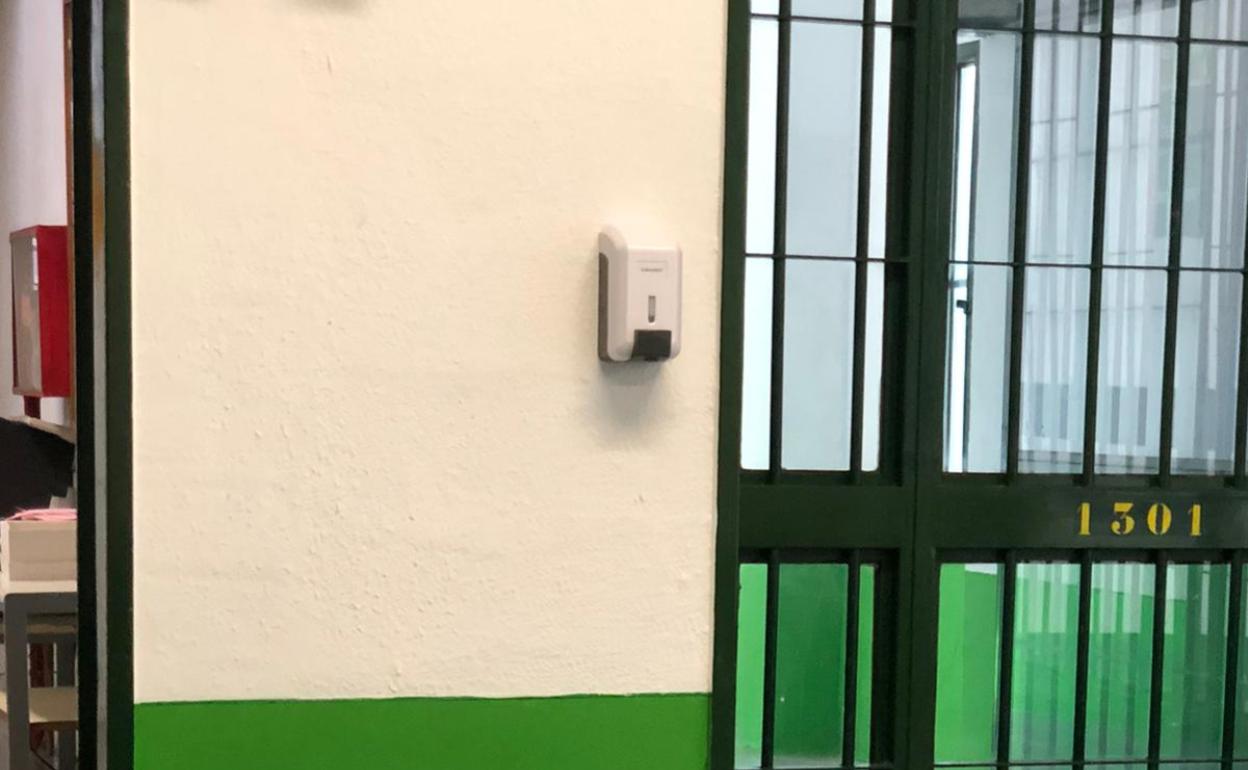 Interior de la cárcel. 